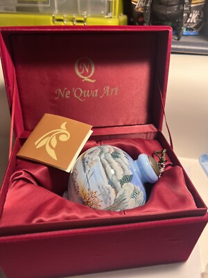 Ne'Qwa Art Collector Ornament Winter friends Paint by G De brekht 874 # 50