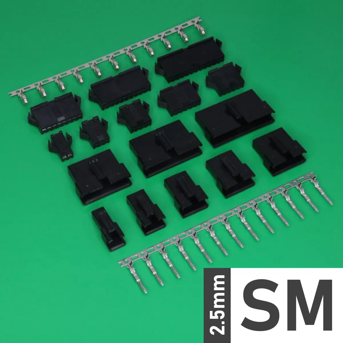 SM 2.5mm Plug Socket Crimps 2 16p Crimp Connector W2W JST SM Style