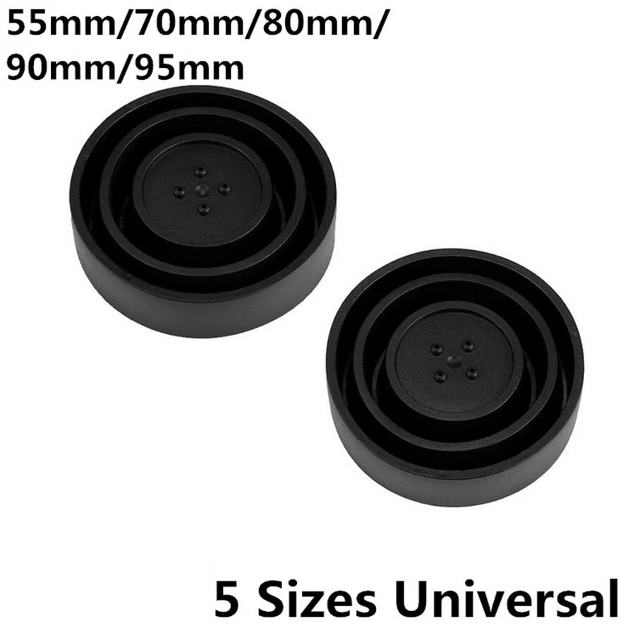 Cubierta antipolvo LED de goma para faros de coche de 2 piezas 5 tamaños tapa de sellado con orificio Foto 2 de 4