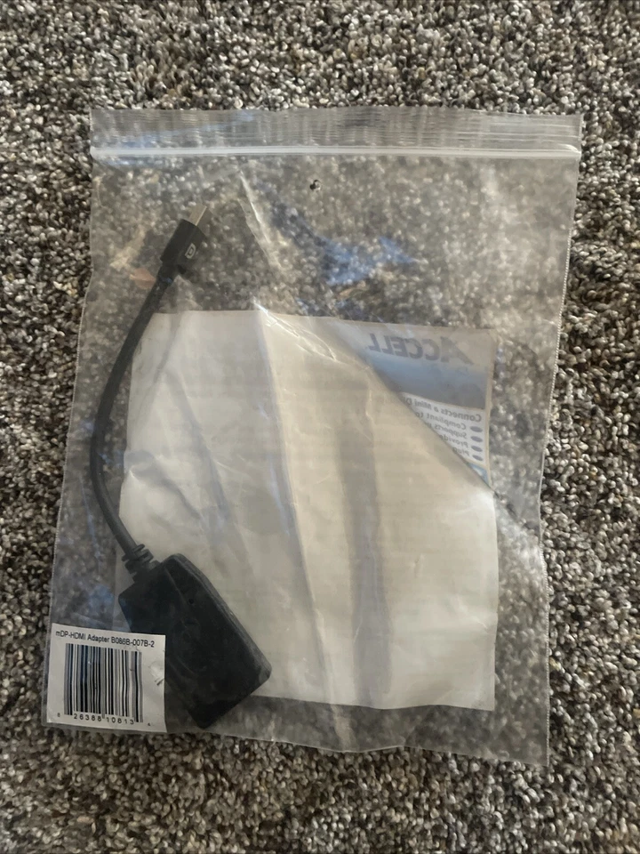 New Accell B086B-007B-2 UltraAV Mini Displayport 1.2 to HDMI Active Adapter - Image 2 of 2