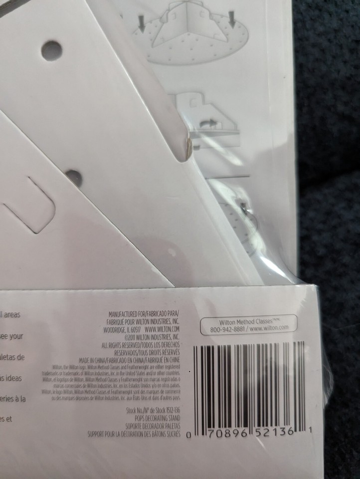 Wilton Cake Pop Decorating Display Stand holds 44 Pops NEW Sealed Never USED eBay