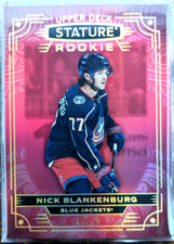 Nick Blankenburg 2022-23 Upper Deck Stature Photo Variant Rookie RC /75 #198