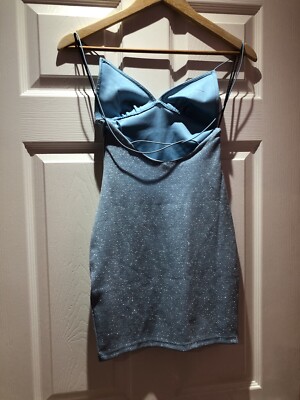 blue glitter dress h&m Mini Dress pink Bethany One Shoulder Sequin Mini Dress Size 2