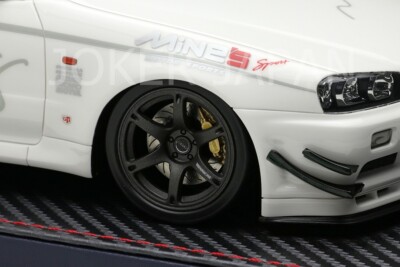 【ミスキング】BNR34ホイール① Make Up IDEA 1/18 Mine's Skyline GT-R BNR34 V・spec N1 2021