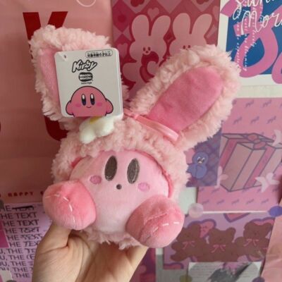 Kirby Plush Bag Cute Doll Ornaments Schoolbag Keychain Gift Couple Pendant