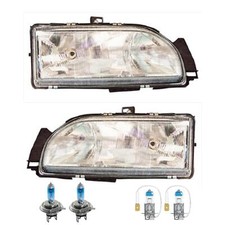 Scheinwerfer Set inkl. Premium Lampen für Ford Sierra GBG GB4 mit Lampenträger