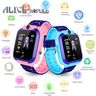 Waterproof Kids Smart Watch Anti-lost Safe GPS Tracker SOS Call