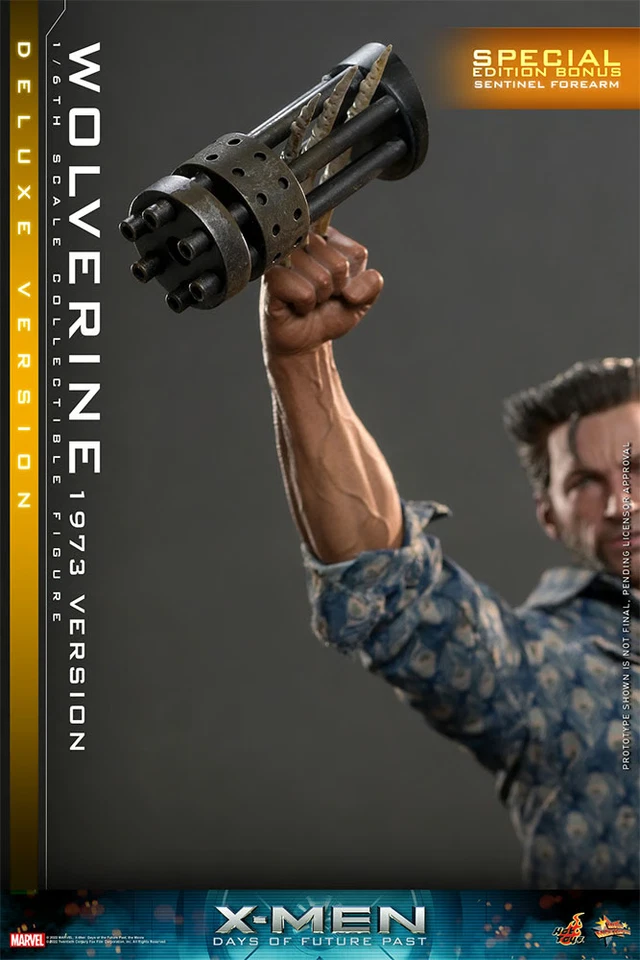 Hot Toys Wolverine Versión 1973 EDICIÓN ESPECIAL Juego de lujo 1/6 Figura MMS660B🔥 Foto 2 de 4