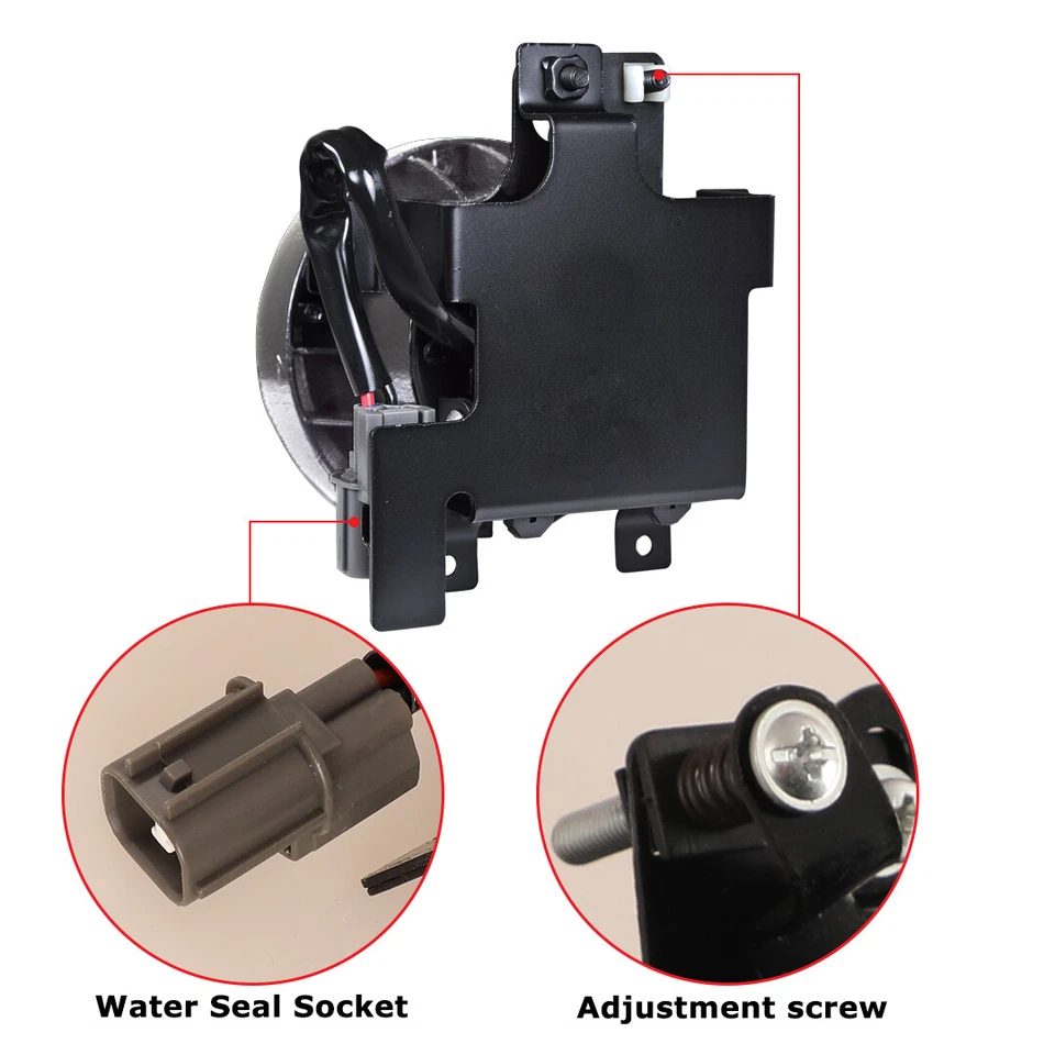 For 2003-2006 Honda Element Fog Lights w/Bracket+Wiring+Switch Kit Clear Pair Foto 2 de 4