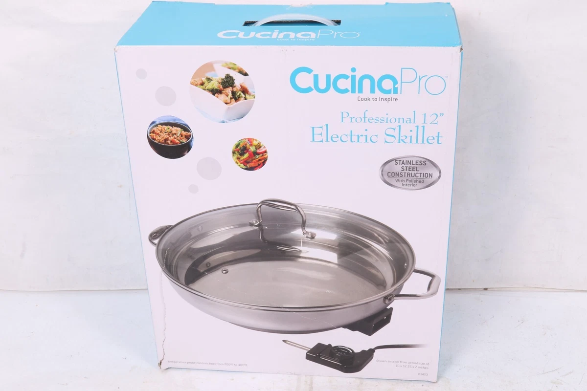 Presto 11inch Electric Skillet With Glass Lid 06626 , 47 OFF