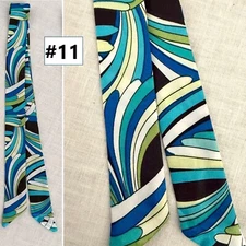 Retro Chic Silk Scarf Vibrant Blue Boho Luxe Accessory Effortless Style (11)