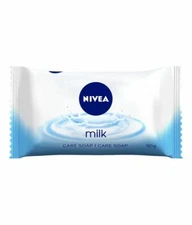 NIVEA bar soap: MILK for daily care - 1 x 90 g FREE SHIPPING