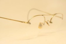 Antique Eyeglasses 44/20 Shuron 1/10 12k Semi Rimless Vintage Frames