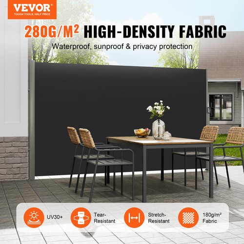 Retractable Patio Screen Retractable Fence 1.6x3m Privacy Screen Outdoor - Picture 2 of 12