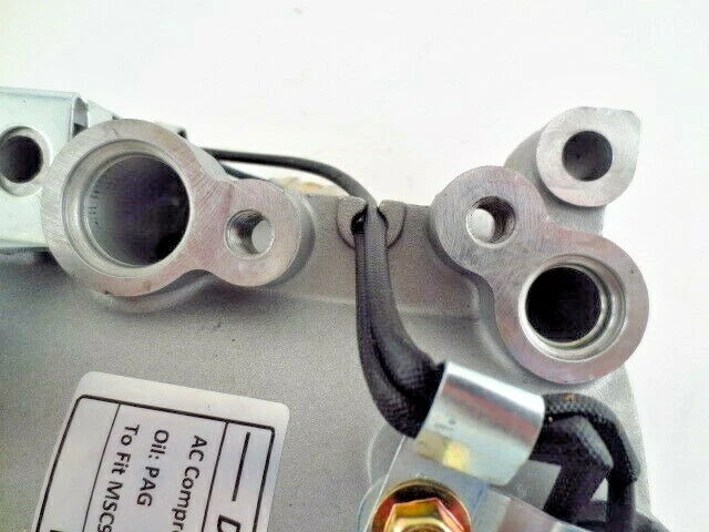 A/C Compressor Mitsubishi Chrysler Dodge MSC90C with PV5 clutch - Image 4 of 4