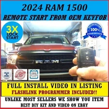 Plug & Play Remote Start 2024 RAM 1500 GAS or DIESEL