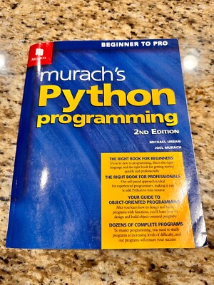 Murach's Python Programming (2nd Edition) by Joel Murach and Michael Urban...