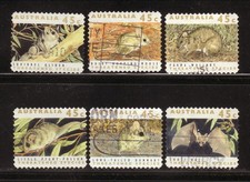 1992 Australia #1241-46 Used Threatened Species