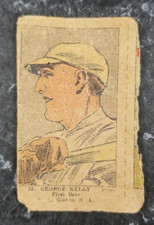 1923 W515-1 George  Kelly Hand Cut NY Giants HOF.ER 2 WS Rings Poor