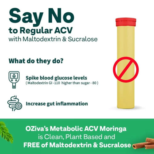 OZiva ACV Moringa | Heißhunger kontrollieren ohne Zuckerzusatz I 15 Brausetabletten - Bild 5 von 5