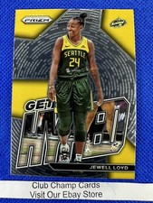 2023 #1 Jewell Loyd WNBA Panini Prizm Basketball GET HYPED Insert Storm