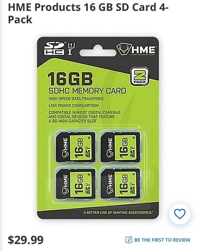 HME SDHC 16gb Memory Card 4-pack - NEW Open Box Free Shipping - Picture 4 of 6