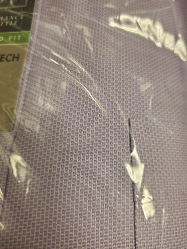 Jos. A. Bank Traveler Travel Tech maßgeschneiderte Passform Wabenstruktur L/S Hemd - Bild 6 von 6