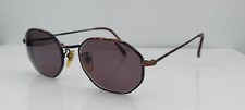 Vintage Maison De Frames Brown Oval Sunglasses Italy FRAMES ONLY