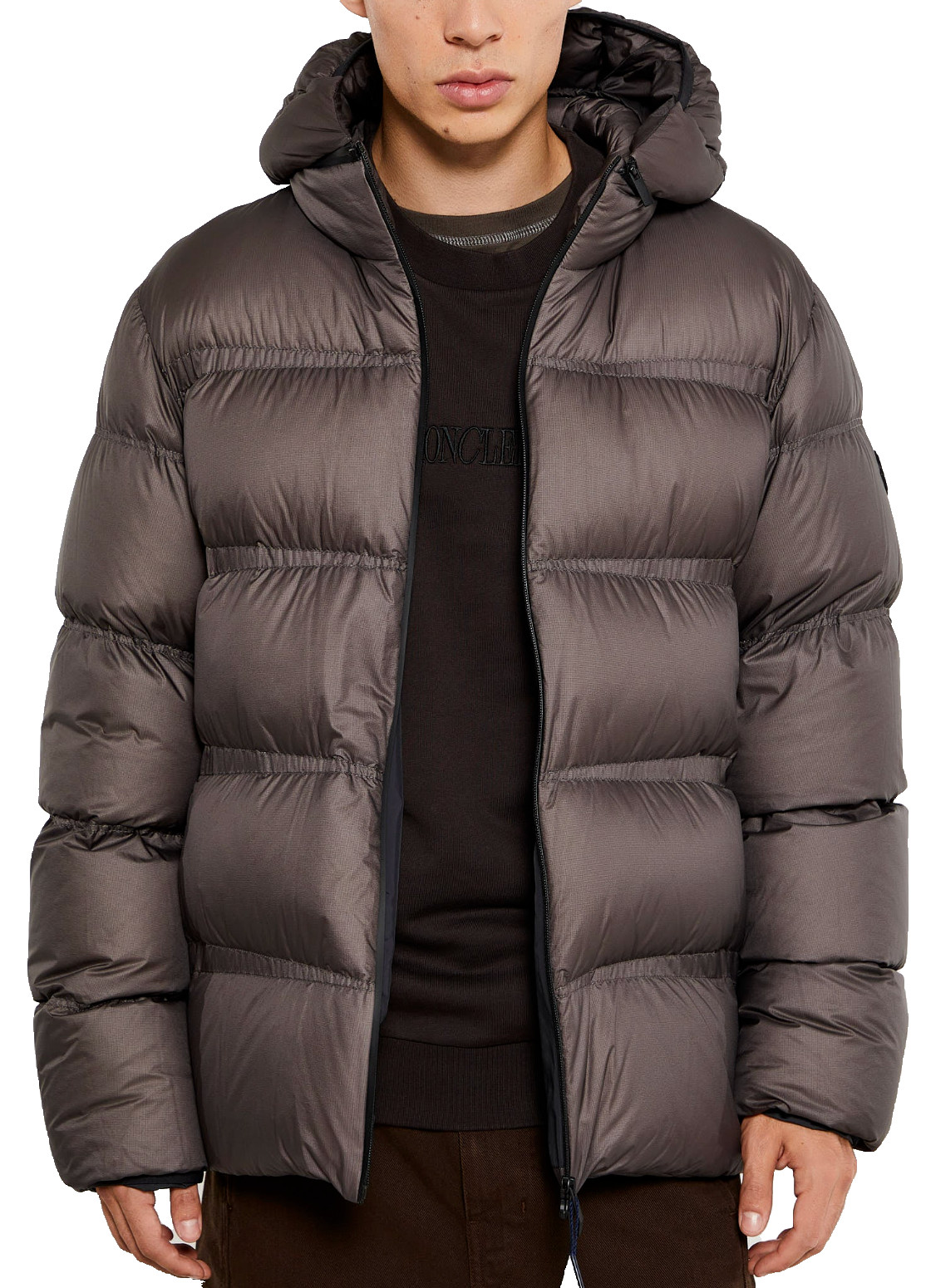 Moncler Down Jacket Masac Hooded Jacket Coat Blouson Bomber Parka XL