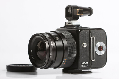 Hasselblad SWC/M BLACK Super Wide M mit Biogon CF 4,5/38 T* Carl Zeiss + Magazin