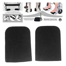 Wheelchair Footrest Covers AntiSlip Footplate Protector Pad Cushion 2Pcs