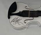 HILARY HAHN SIGNED WHITE ACOUSTIC VIOLIN VERY RARE JSA COA — photo 2