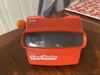 Vintage 1980s TYCO TOYS Red 3D View Master Viewer Projector - No Discs