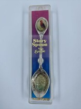 Souvenir Story Spoon - Pearl Coast Zoo Broome WA - Eclectus Parrot.