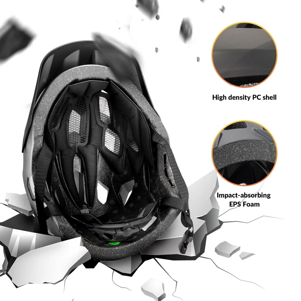 ROCKBROS Kinderhelm Kratzer Kinder Integriert Fahrradhelm Fullface helm 48-57cm - Bild 4 von 4