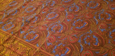 【CHANEL 】スカーフ　ブルー55cm×55cm PERFECT! VINTAGE CHANEL LARGE SILK TWILL SCARF 55.5
