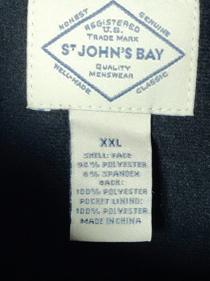 ST. JOHN'S BAY JACKET MENS SIZE XXLARGE HARRINGTON SOFT SHELL AVIGNON PINE $120 - Image 4 of 4