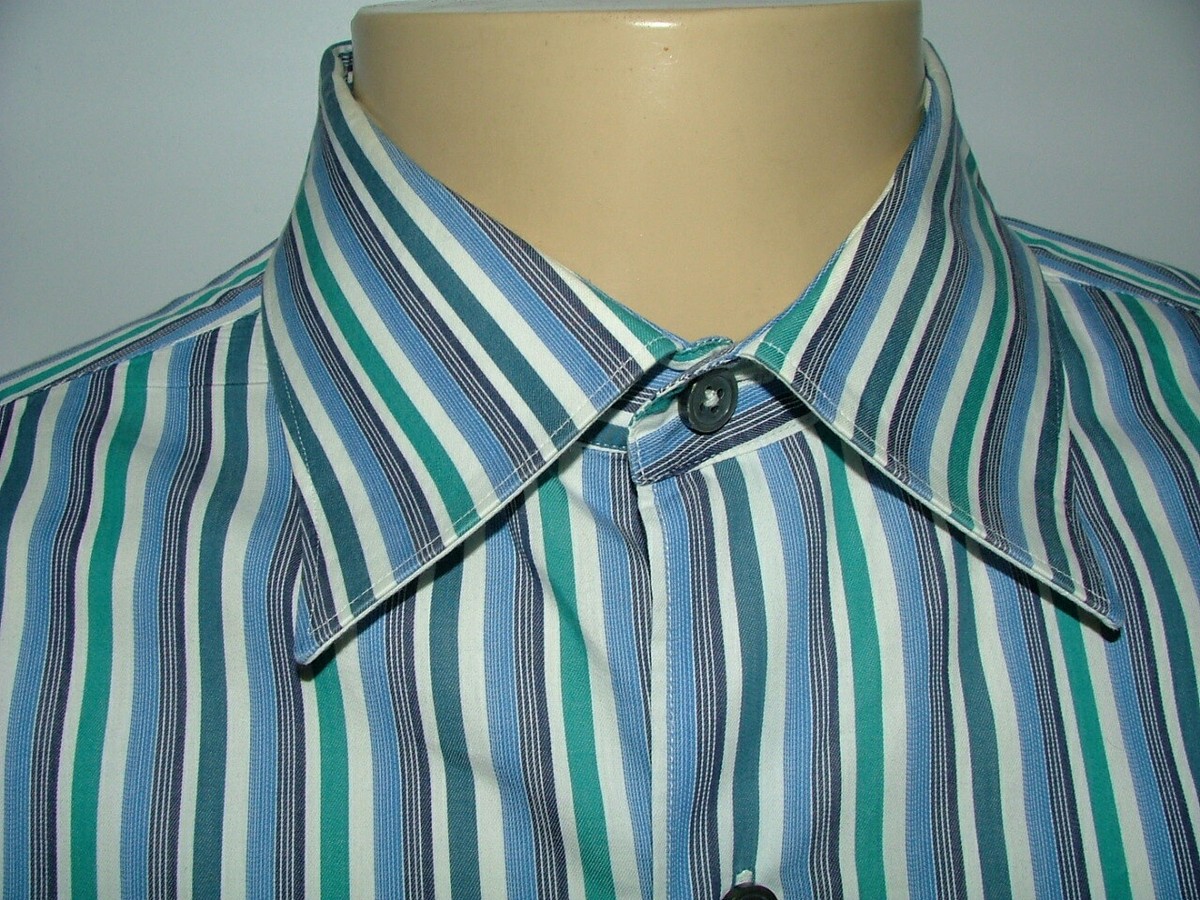 MENS ERMENEGILDO ZEGNA CASUAL SHIRT SIZE XXL 100%COTTON WHITE