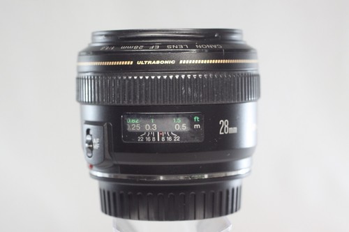 Canon EF 28mm F/1.8 USM Wide Angle AF Lens for Canon SLR Cameras - Picture 6 of 12