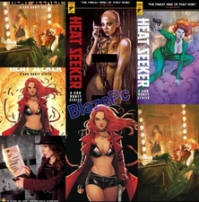 Heat Seeker Gun Honey #4 Cover A B C D E FOC Variant Set Options Titan Comics NM