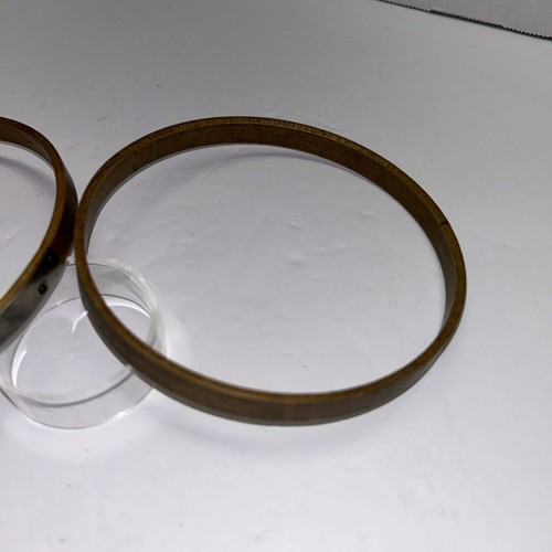 Vintage Princess Adjustable Bow Spring Embroidery Hoop 5” Wood NON FELT LINED - Picture 5 of 6