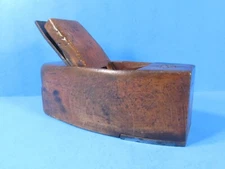 as-is wood smoothing plane w/ adjustable throat plate & 2-1/4 Ward parallel iron
