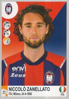 155 NICCOLO ZANELLATO # ITALIEN FC.CROTONE STICKER PANINI CALCIATORI 2021