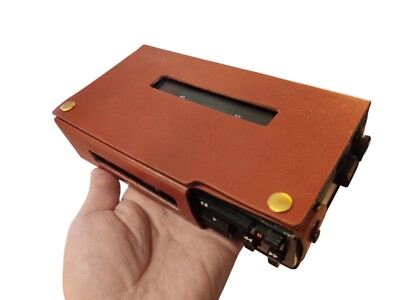 Custom Leather Case For SONY WM-D6C -BROWN | eBay