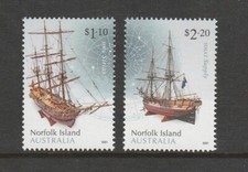 NORFOLK Island - 2021 Museum MARITIME MODELS design set of 2 MNH - Boats.