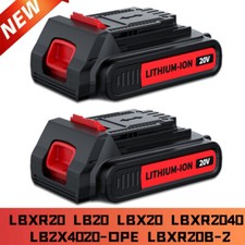 20V Replace for Black and Decker 20 Volt 1.5Ah MAX Lithium LBXR20 LBX20 Battery