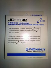 Pioneer JD-T612 6-DISC CD MAGAZINE NEU IN OVP - für 6Fach Wechsler
