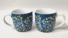 NOW Designs Stylized Lemon Tree Coffee Mug Set of 2