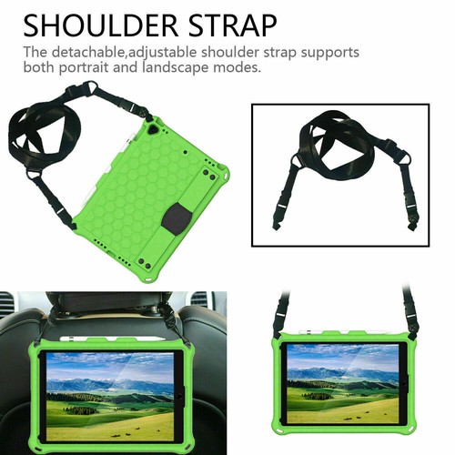 Stand Strap Cover Shockproof Rubber Case for iPad 10th 9 8 7 5 6 Mini 2022 Air 5 - Picture 52 of 76