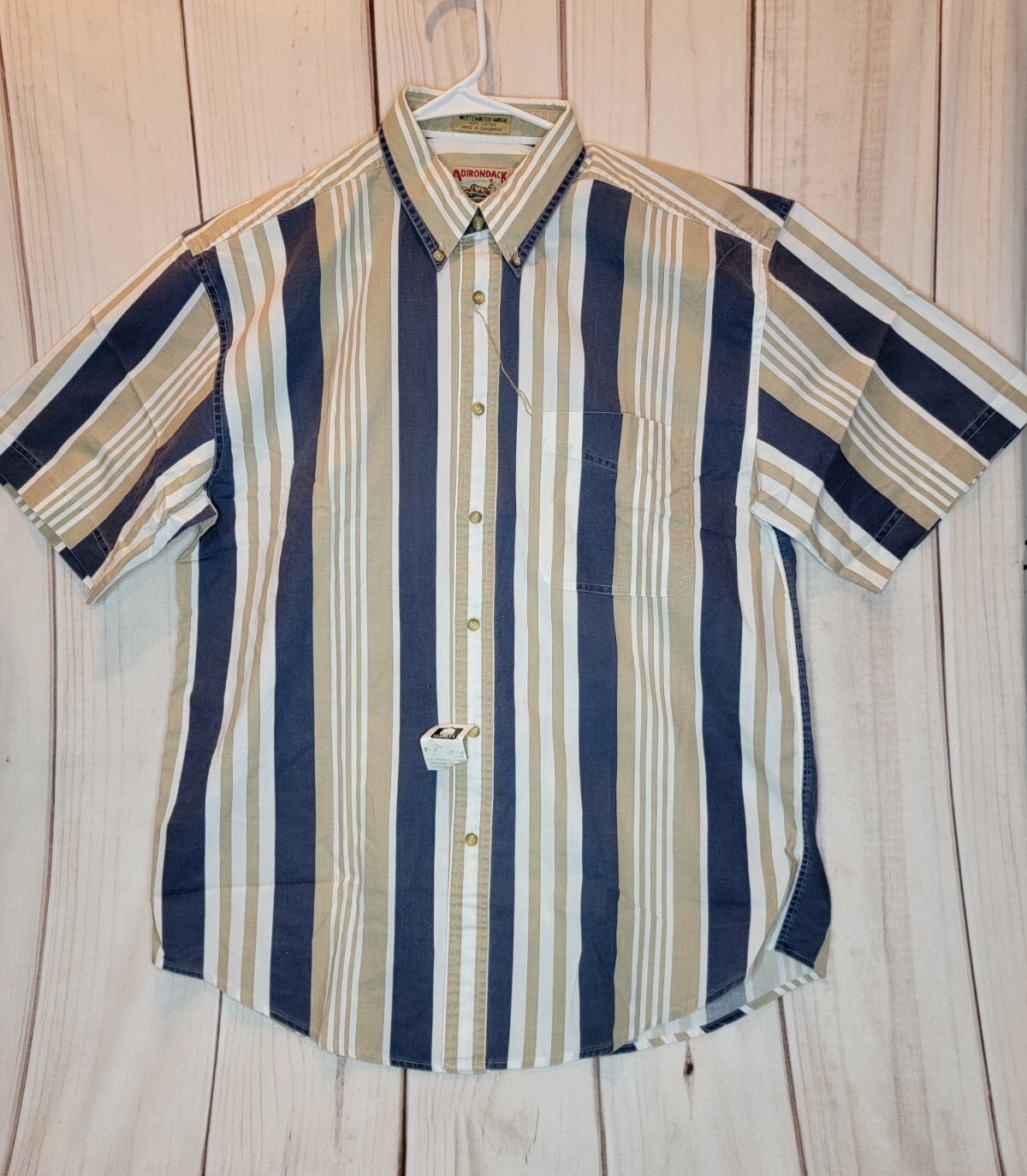 Camicia Adirondack Sevile Fila 100% Cotone Manica Corta Nuova Con Etichetta Uomo Taglia Large